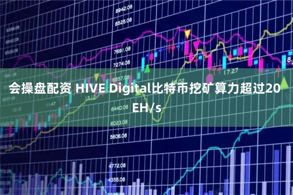 会操盘配资 HIVE Digital比特币挖矿算力超过20 EH/s